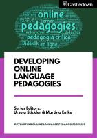  Developing Online Language Pedagogies